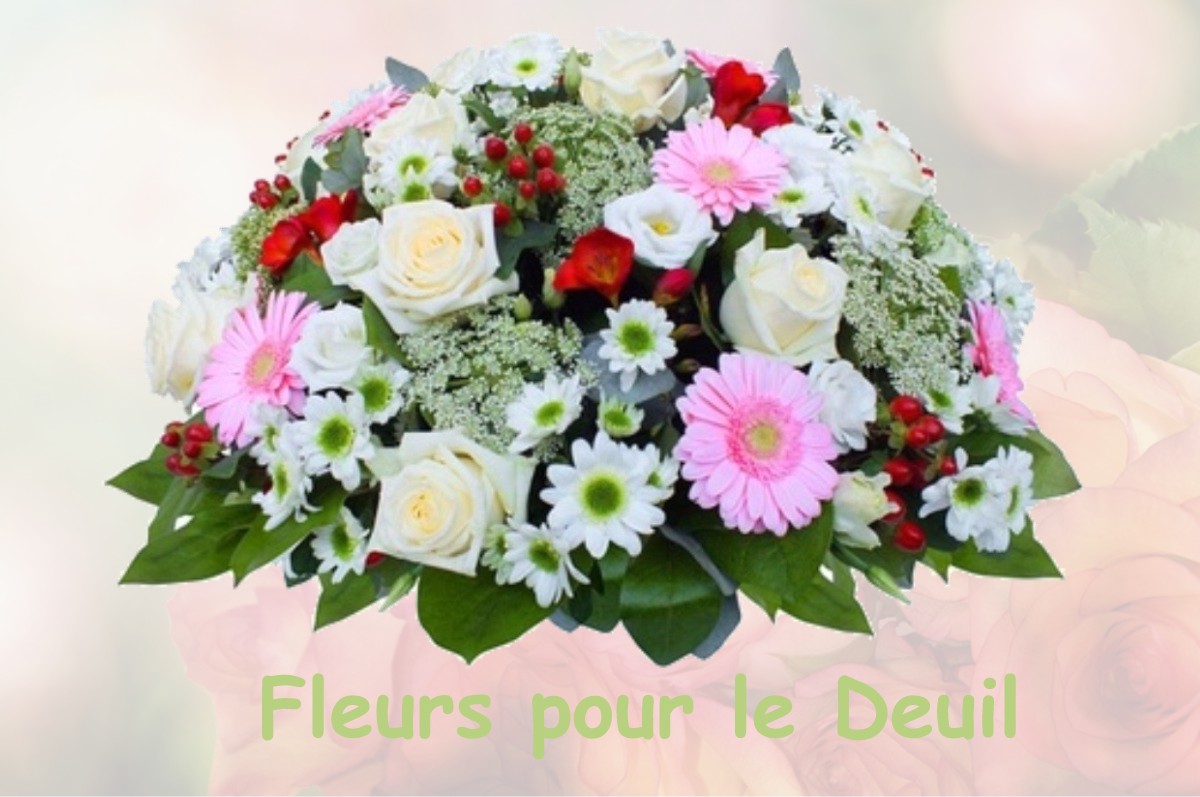 fleurs deuil BEAUCHALOT